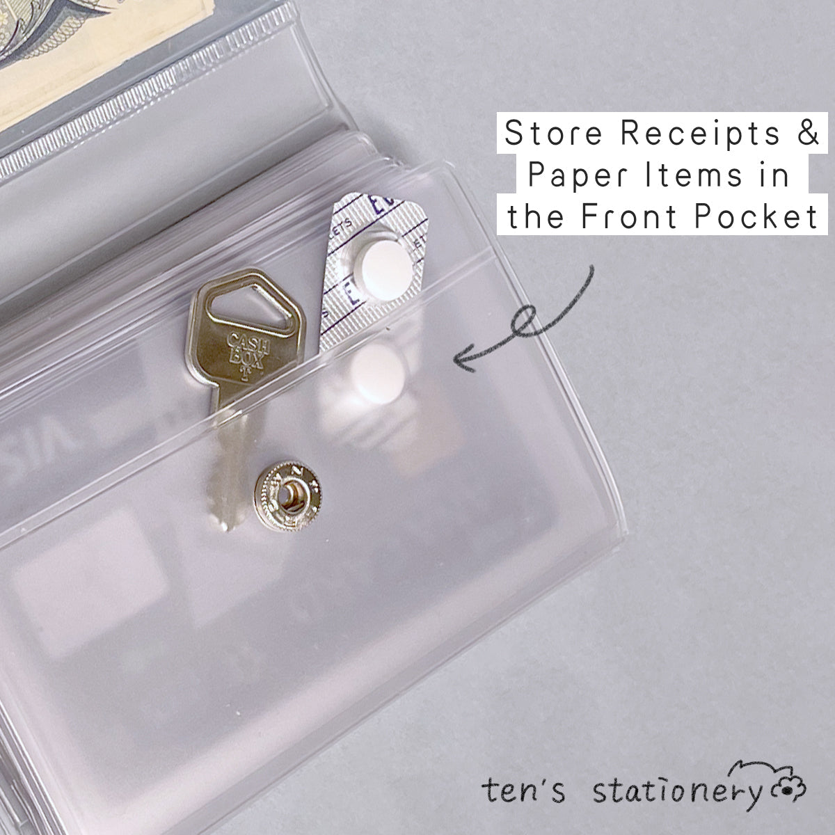 isshoni. card file + zipper case / Daigo