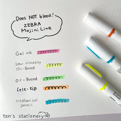 just-fit highlighter Mojini Line 5-colors / ZEBRA