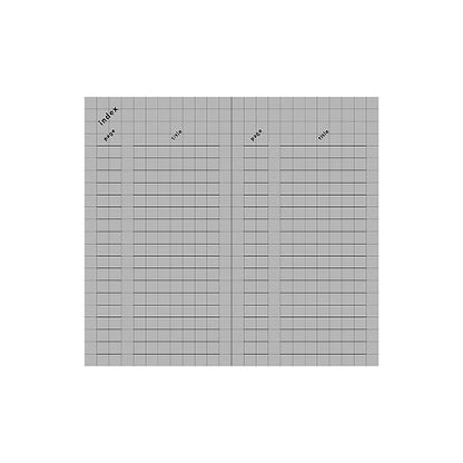 isshoni. numbered MINI notebook grid / Daigo