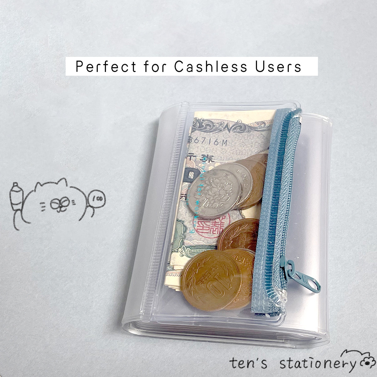 isshoni. card file + zipper case / Daigo