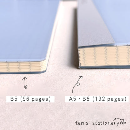 isshoni. numbered notebook grid Black (B5/A5/B6) / Daigo